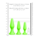 Butt Plug Set - Glow in the Dark