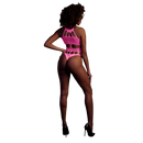 Body with Grecian Neckline - One Size - Neon Pink