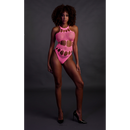 Body with Grecian Neckline - One Size - Neon Pink