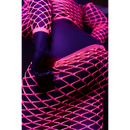 Long Sleeve Crop Top and Long Skirt - One Size - Neon Pink