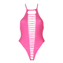 High-Cut Body - Plus Size - Neon Pink