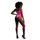 Body with Halter Neck - One Size - Neon Pink