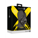 Open Mouth Gag Head Harness with Plug Stopper - Black