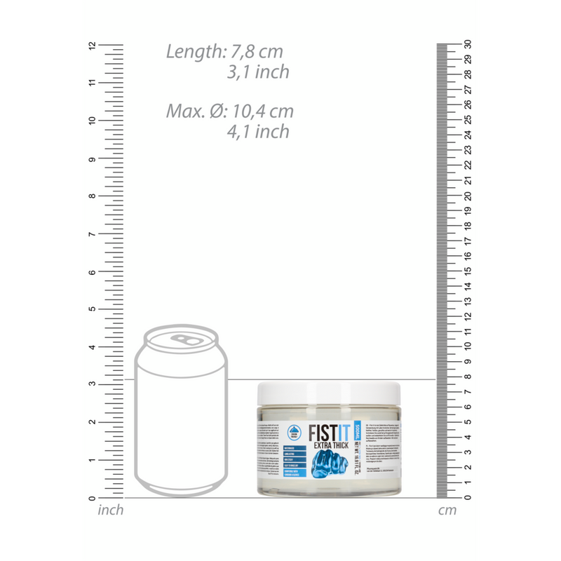 Shots Fist It Extra Thick Water-Based Lubricant 500 ml