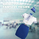 Stewardess Costume - S/M - Blue/White