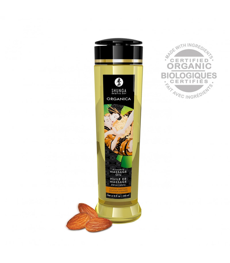 ORGANIC SWEET ALMOND MASSAGE OIL 240 ML