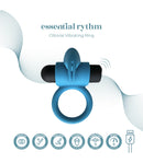 E9 BLUE RECHARGEABLE VIBRATING RING