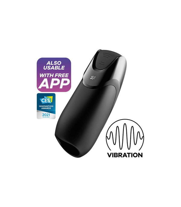 SATISFYER MEN VIBRATION+ APP BLACK