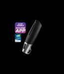 SATISFYER POWER MASTURBATOR APP BLACK/SILVER