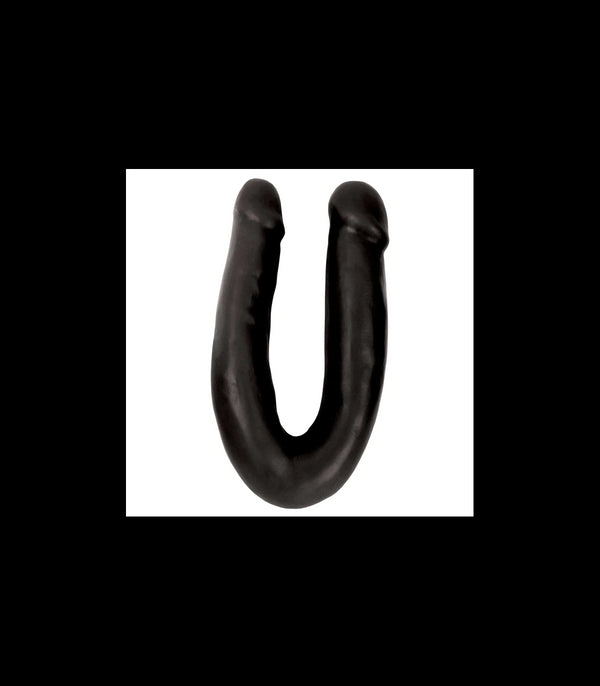 FINE DOUBLE THINZ BLACK DILDO 33 CM