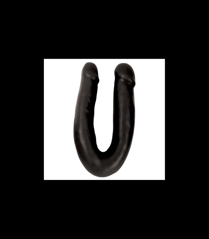 FINE DOUBLE THINZ BLACK DILDO 33 CM