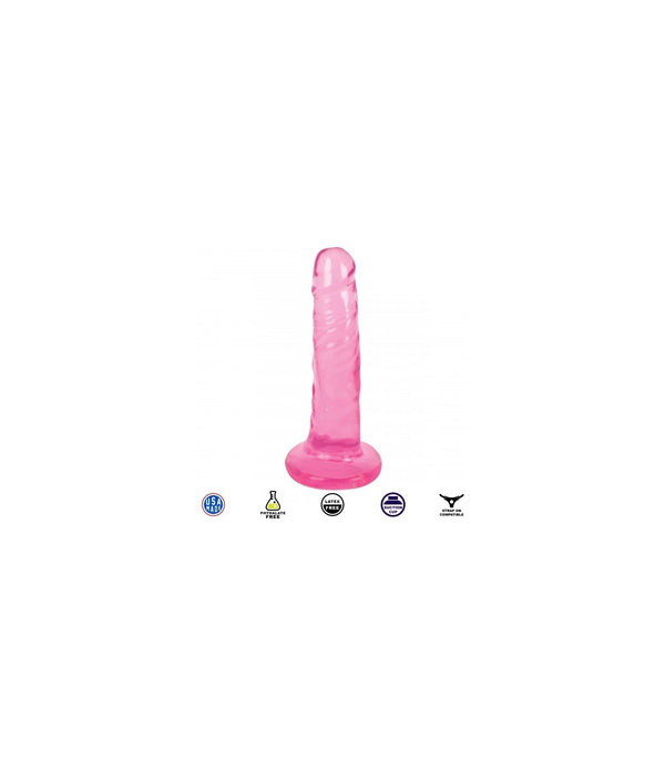 DILDO SLIM STICK CHERRY 15"24 CM