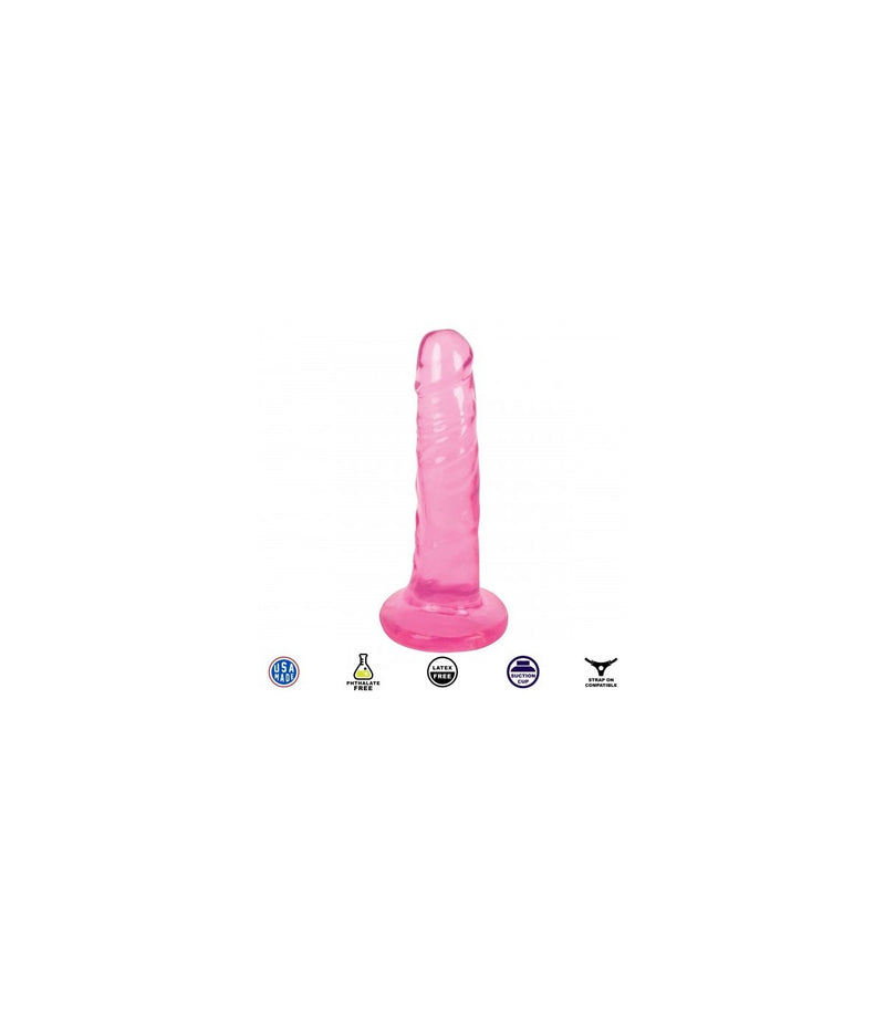 DILDO SLIM STICK CHERRY 15"24 CM
