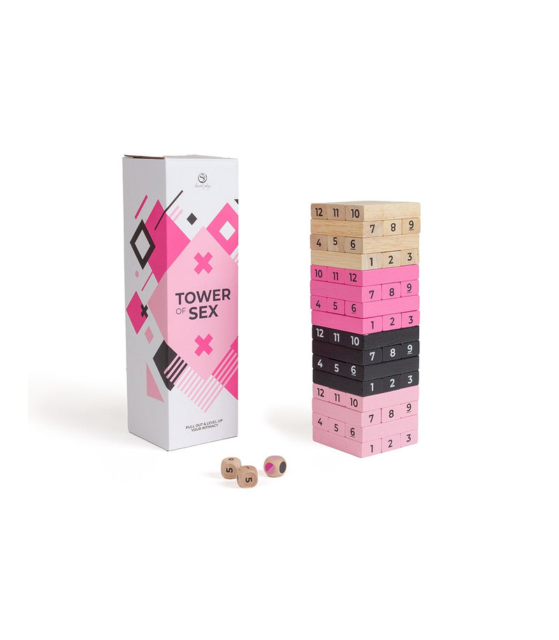 TOWER OF SEX WOODEN GAME (ES/EN/DE/FR/NL/PT/IT/PL)