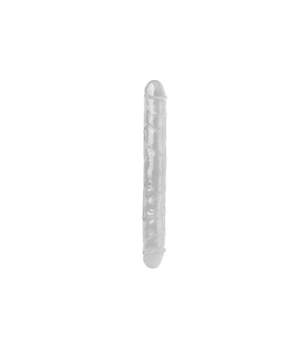 DOUBLE PENIS CRYSTAL JELLIES CLEAR 30.5 CM