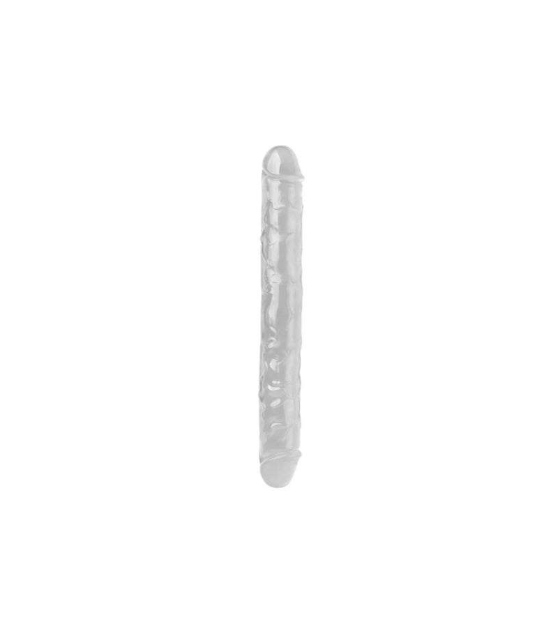 DOUBLE PENIS CRYSTAL JELLIES CLEAR 30.5 CM