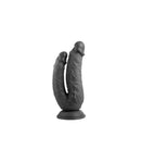 REALISTIC PENIS DOUBLE PENETRATION BLACK 21 CM