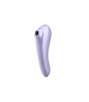 SATISFYER DUAL PLEASURE SUCTIONER AND VIBRATOR APP MAUVE