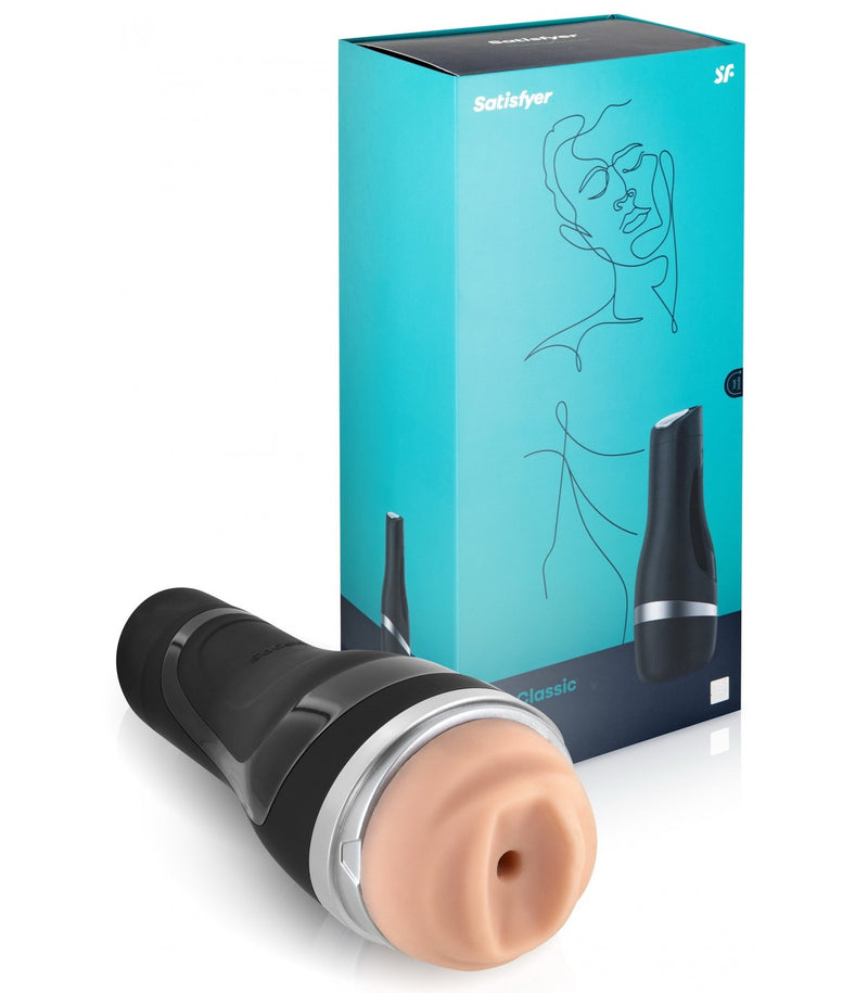 SATISFYER MASTURBADOR MEN CLASSIC SILVER