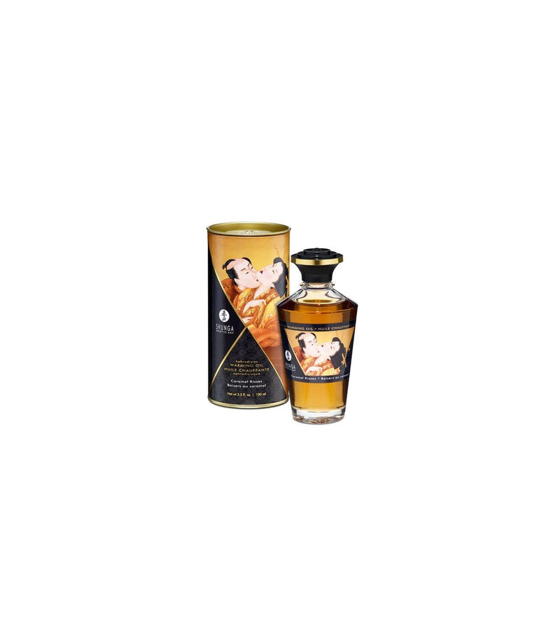 Shunga Intimate Kisses Warming Oil Caramel 100ml