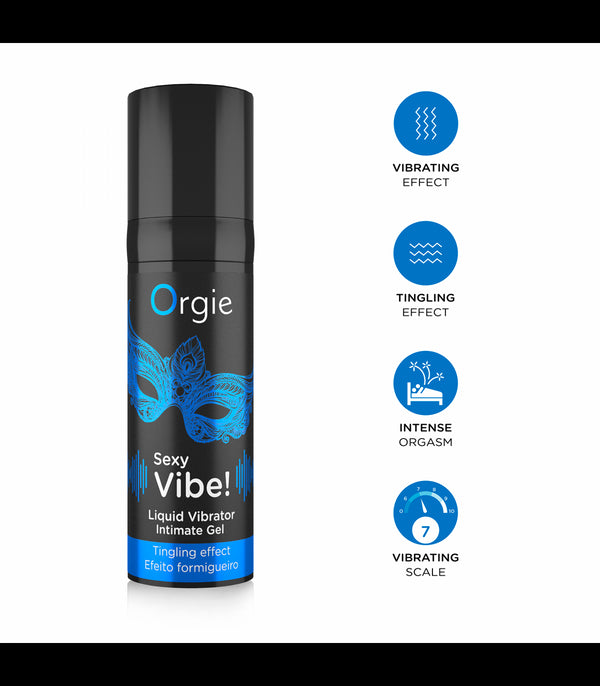SEXY VIBE LIQUID VIBRATOR! 15ML