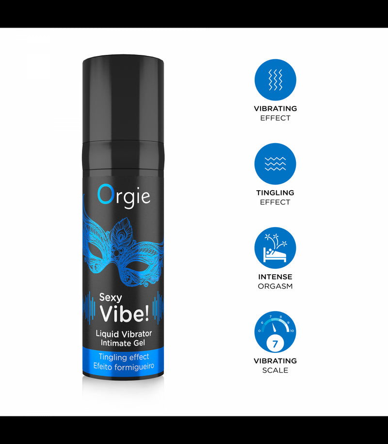 SEXY VIBE LIQUID VIBRATOR! 15ML
