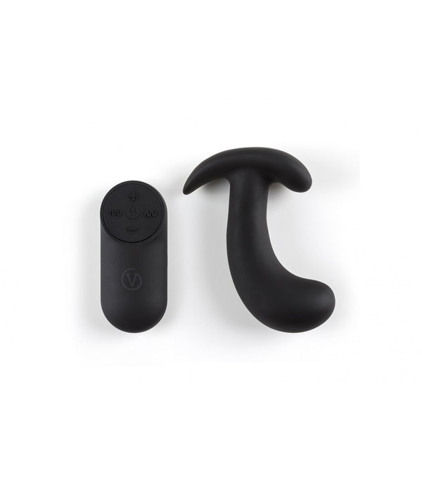 ERGONOMIC PROSTATE VIBRATOR W/ REMOTE CONTROL