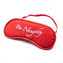Naughty Black Eye Mask - Red