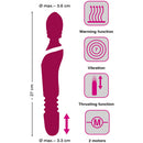 Massage Wand Warming & Thrusting Vibe