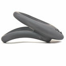 Silicone Dual Cock and Balls Rings Black