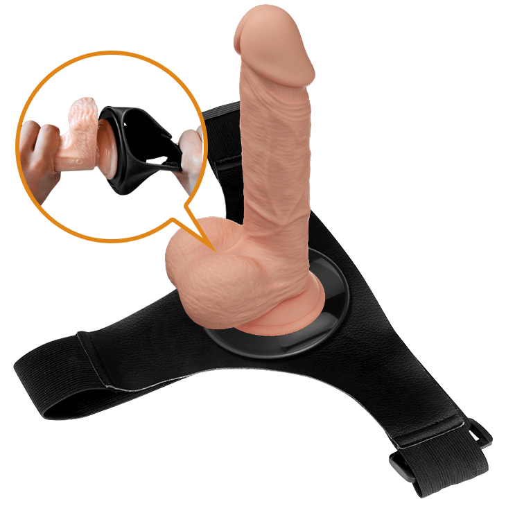 Pretty Love Tom Universal Harness Briefs with Dildo Set