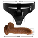 Pretty Love Michael Universal Harness Briefs Set with Brown Dildo