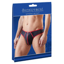 Black Brief with Red Hem