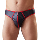 Black Brief with Red Hem