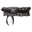 Black Lace Garter