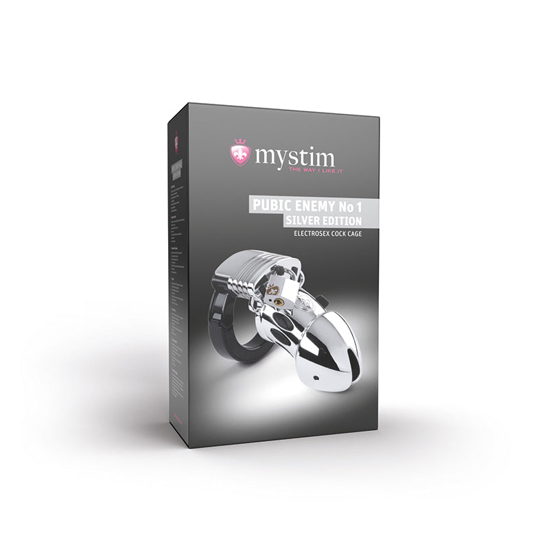 Mystim Pubic Enemy No 1 - Silver Edition