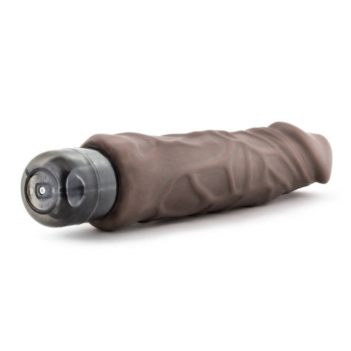 X5 Plus Hard On Vibrating 9inch Dildo Brown