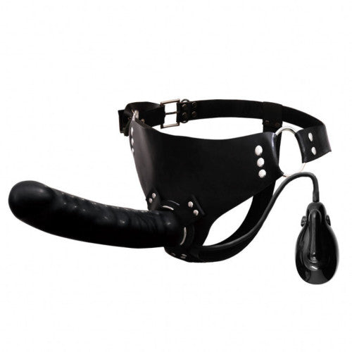 Automatic Electric Inflatable Pump Vibrating Dildo Strap-On