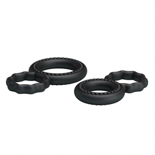 Soft Flexible Silicone Cock and Balls Penis Ring