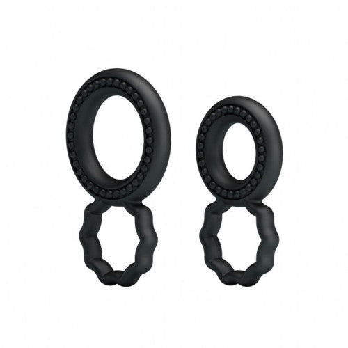 Soft Flexible Silicone Cock and Balls Penis Ring