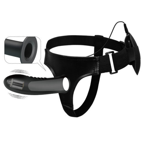 Strap-on Harness Myron with Vibration Silicone 18cm