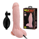 Inflatable Cock and Balls with Suction Base 19cm