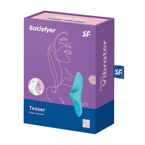 Satisfyer Teaser Finger Vibration Light Blue