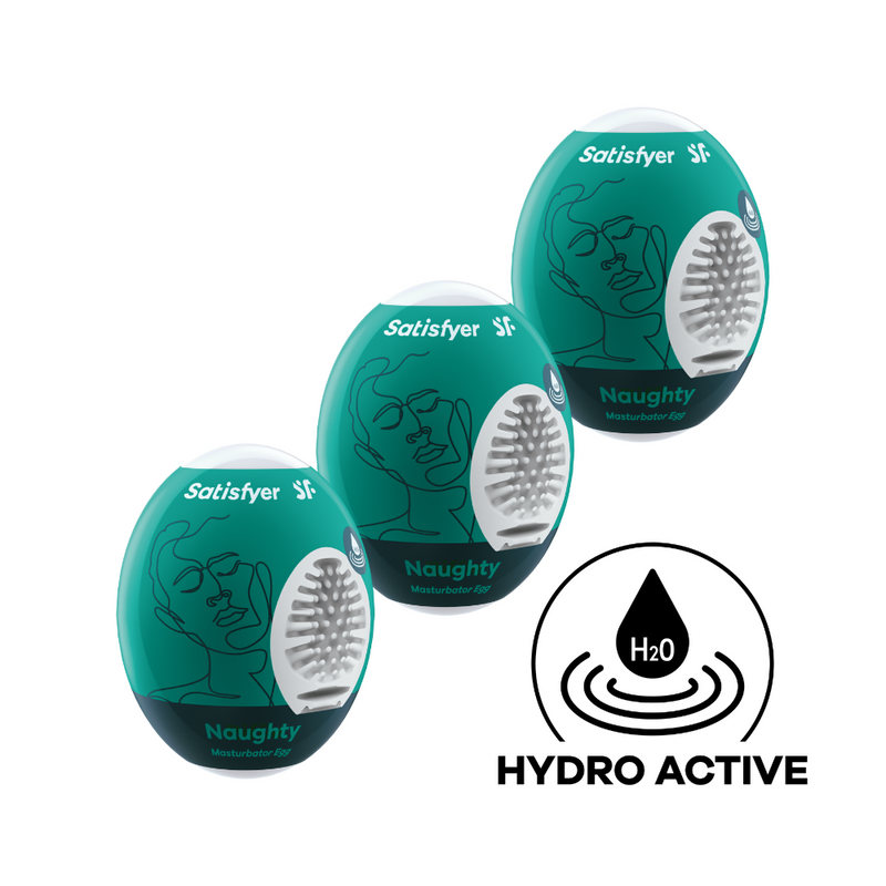 Satisfyer Masturbator Egg - Naughty (3pc Set)