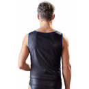 Classic Sleeveless Matte Black Shirt