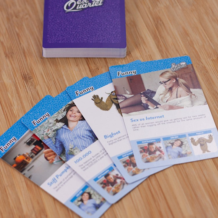 SexQuartet Erotic Facts Card Game