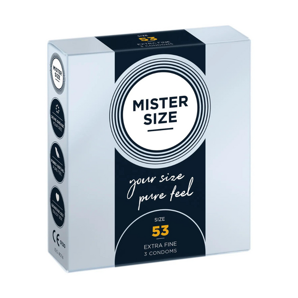 Mister Size 53mm Condoms 3 Pieces