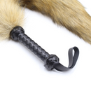 Fur Fox Tail Sensual Flogger Whip 60CM