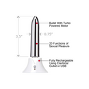 Nu Sensuelle Rechargeable Point Silicone Vibrator