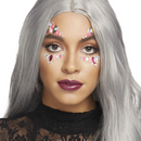 Zinnia Face Jewels Sticker